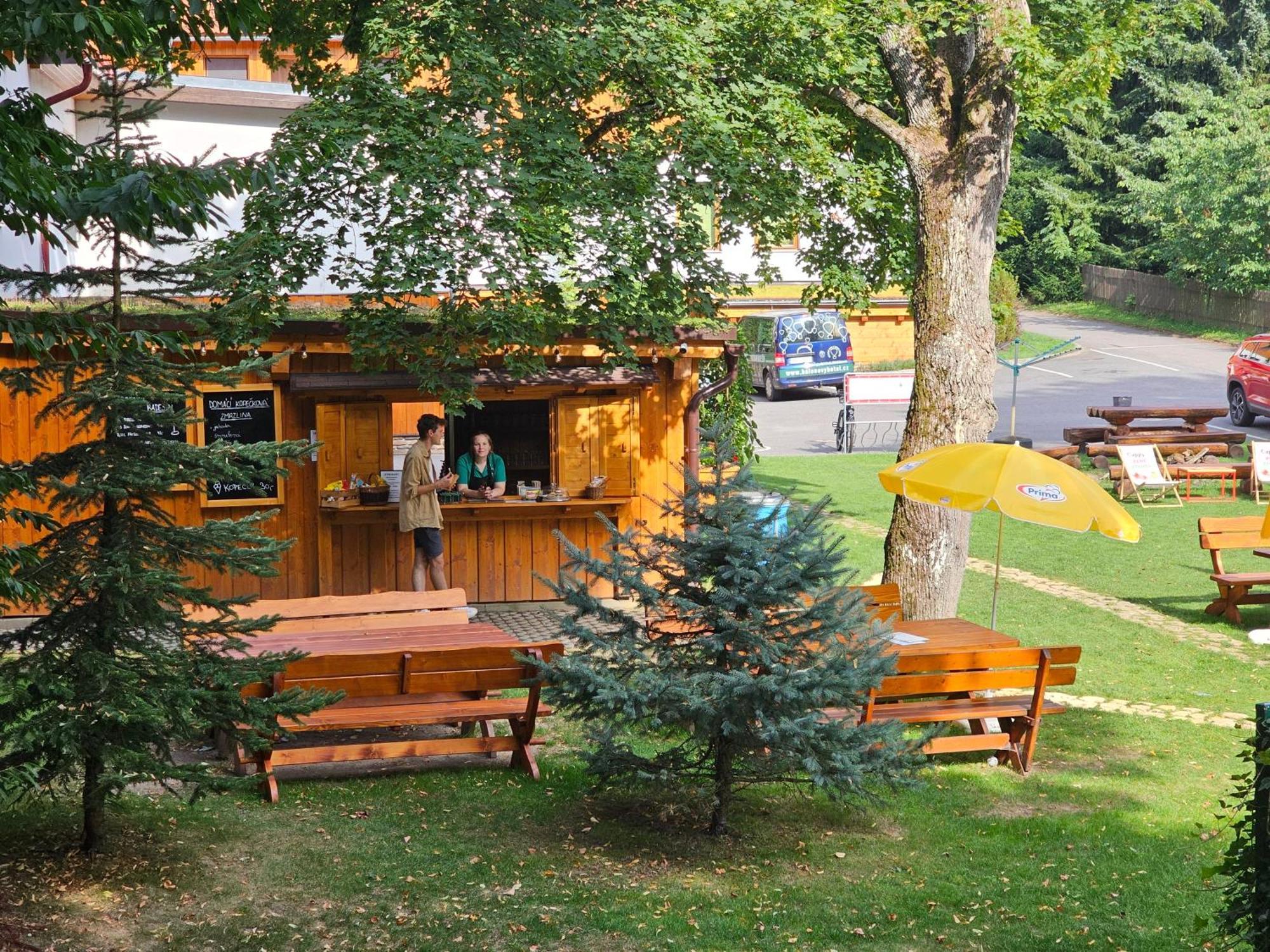 Balonovy Hotel A Pivovar Radesin Exterior foto